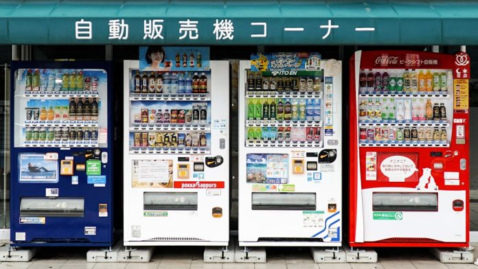 Photo Vending machine display